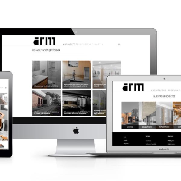 Rediseño WEB de ARM Arquitectos