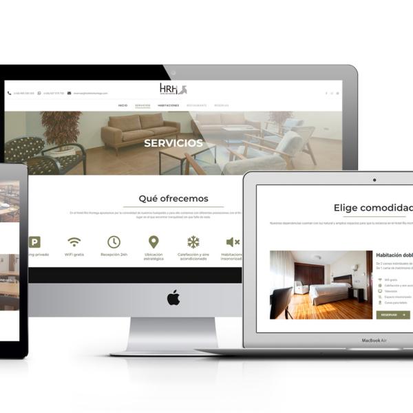 WEB para HOTEL RÍO HORTEGA
